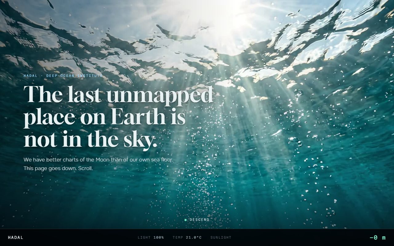Hadal Institute website